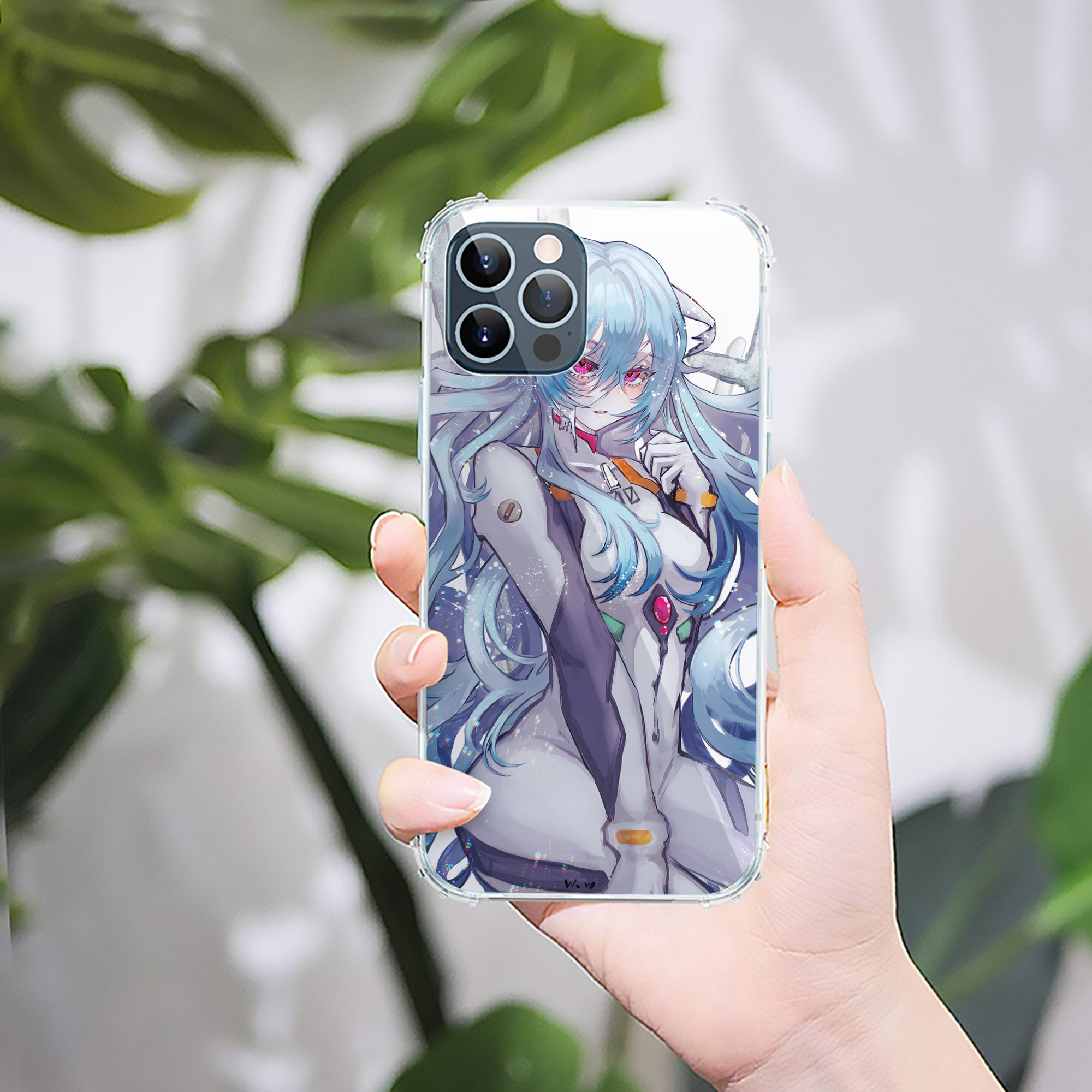 （画像用） EVA 新世紀エヴァンゲリオン 【iPhone 12シリーズ対応】透明スマホケース（クリアソフトケース）